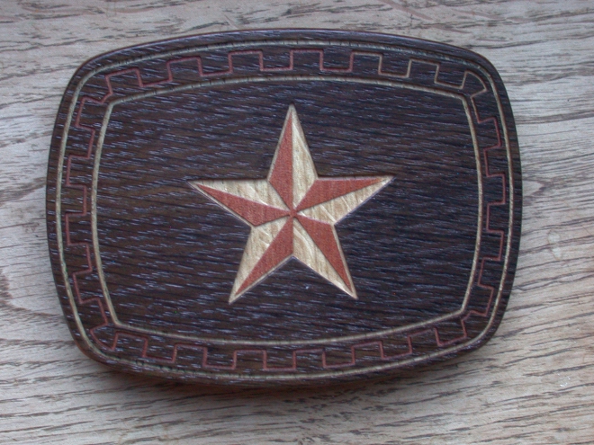 Buckle mit Texasstern 01